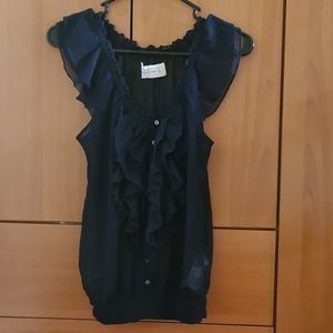 Abercrombie & Fitch XS Ruffled Top